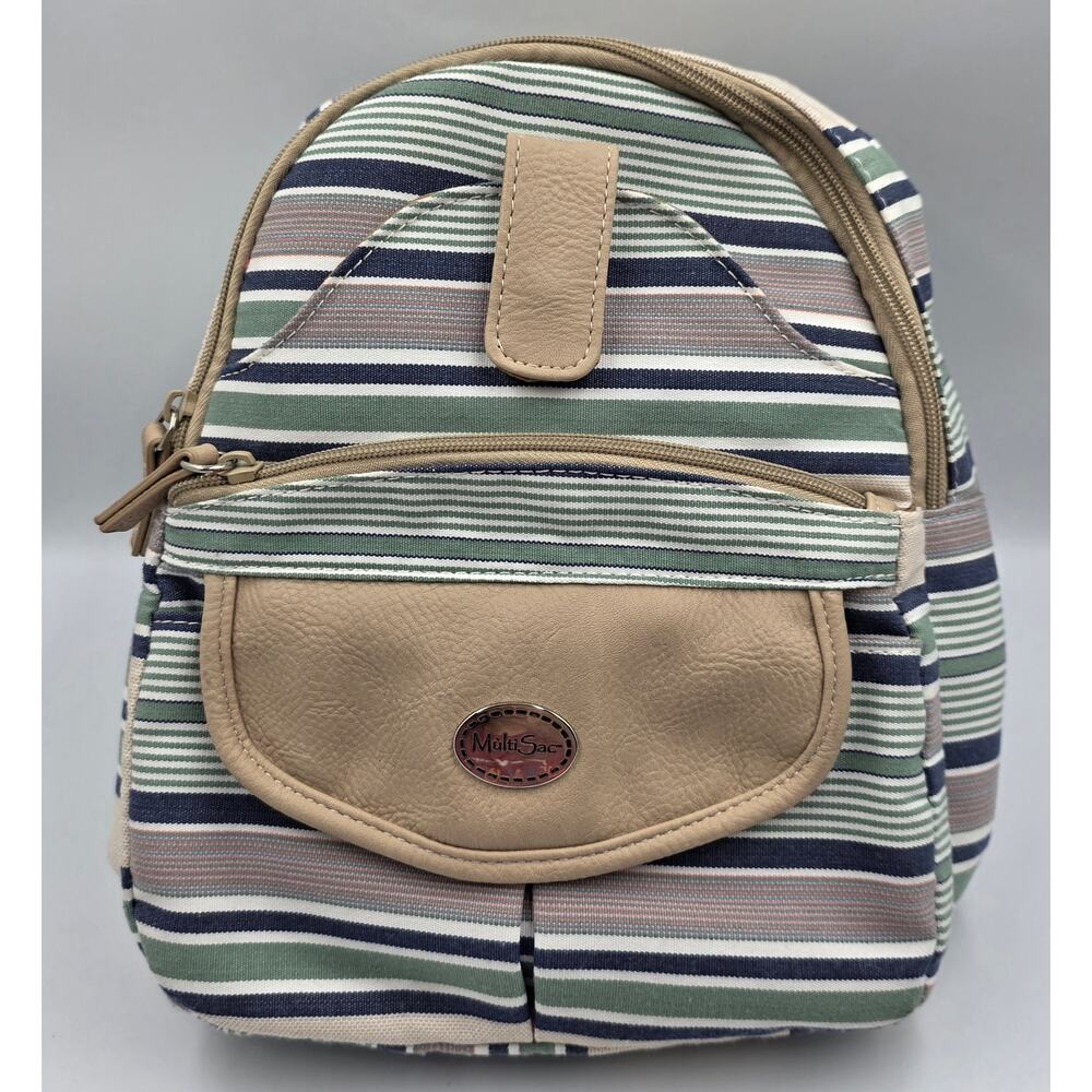 MultiSac Mini Backpack Multi Pockets Travel Compact Casual